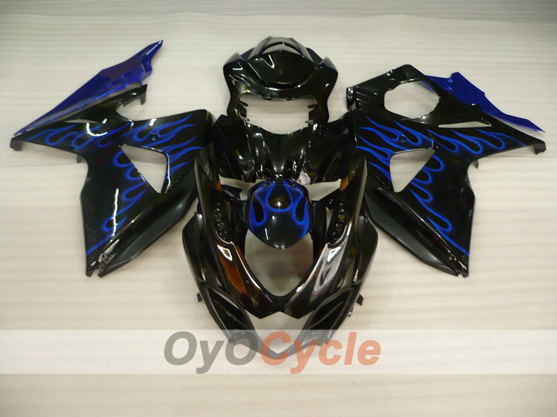 Injection Fairing kit for 09-16 GSX R1000 - Black - Flame #OYO87905549 Secondary image