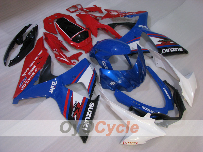 Injection Fairing kit for 09-16 GSX R1000 - Red, Blue - DUNLOP #OYO87905562 Secondary image
