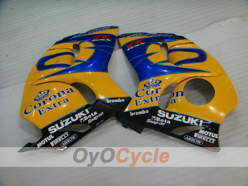 Injection Fairing kit for 08-20 GSXR1300 Hayabusa - Yellow, Blue - Corona #OYO87905574