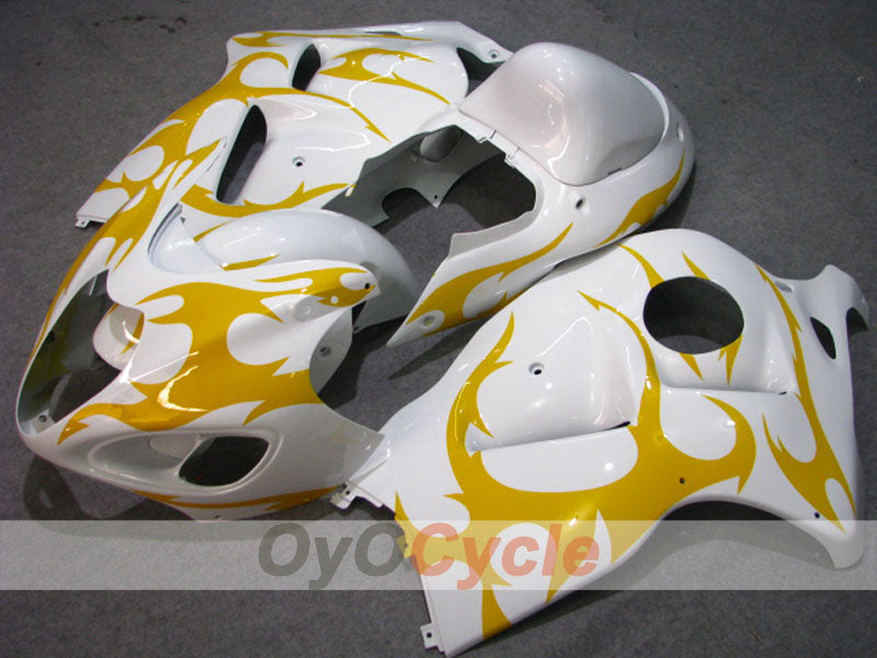 Injection Fairing kit for 08-20 GSXR1300 Hayabusa - Yellow, White - Factory Style, Customize #OYO87905575 Main image
