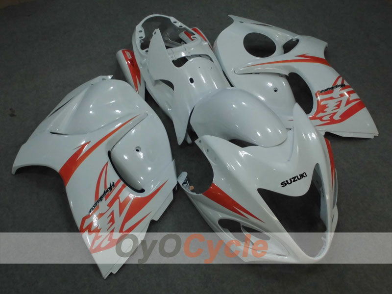 Injection Fairing kit for 08-20 GSXR1300 Hayabusa - Red, White - Factory Style #OYO87905577