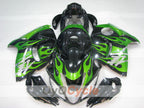 Injection Fairing kit for 08-20 GSXR1300 Hayabusa - Green, Black - Flame #OYO87905584