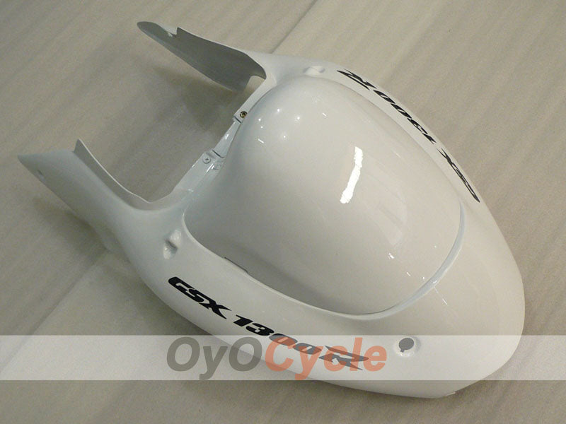 Injection Fairing kit for 99-07 GSXR1300 Hayabusa - White, Black - Flame #OYO87905607
