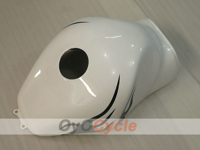 Injection Fairing kit for 99-07 GSXR1300 Hayabusa - White, Black - Flame #OYO87905607