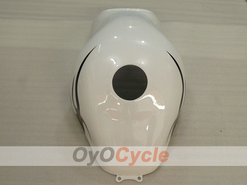 Injection Fairing kit for 99-07 GSXR1300 Hayabusa - White, Black - Flame #OYO87905607