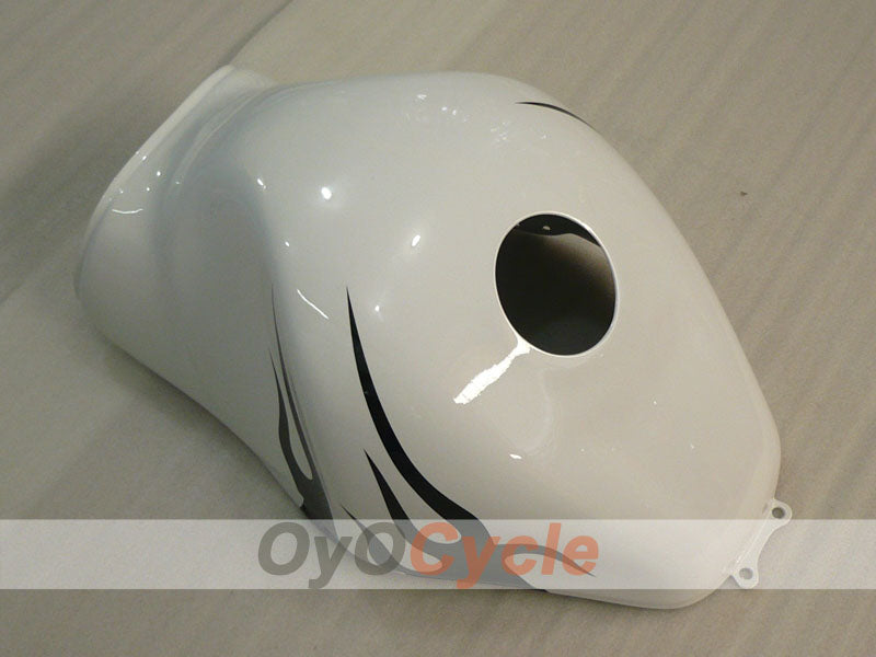 Injection Fairing kit for 99-07 GSXR1300 Hayabusa - White, Black - Flame #OYO87905607