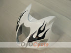 Injection Fairing kit for 99-07 GSXR1300 Hayabusa - White, Black - Flame #OYO87905607