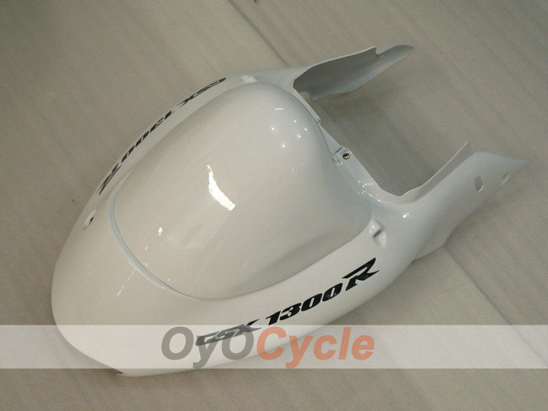 Injection Fairing kit for 99-07 GSXR1300 Hayabusa - White, Black - Flame #OYO87905607