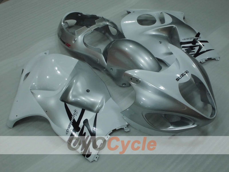 Injection Fairing kit for 99-07 GSXR1300 Hayabusa - White, Silver - Factory Style #OYO87905617 Main image
