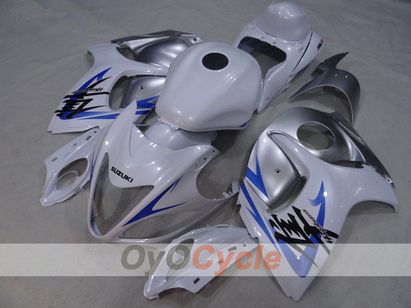 Injection Fairing kit for 99-07 GSXR1300 Hayabusa - White, Silver - Factory Style #OYO87905620
