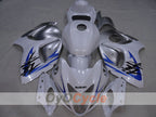 Injection Fairing kit for 99-07 GSXR1300 Hayabusa - White, Silver - Factory Style #OYO87905620
