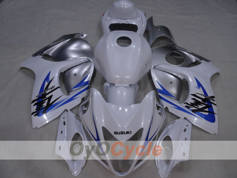 Injection Fairing kit for 99-07 GSXR1300 Hayabusa - White, Silver - Factory Style #OYO87905620
