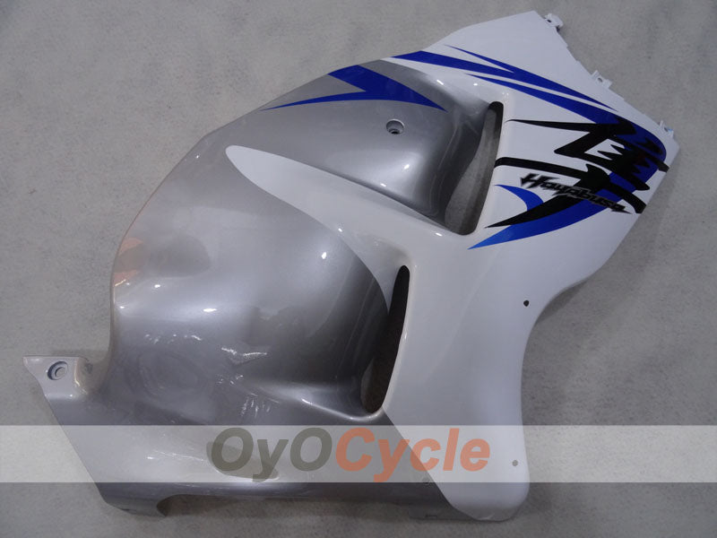 Injection Fairing kit for 99-07 GSXR1300 Hayabusa - White, Silver - Factory Style #OYO87905620