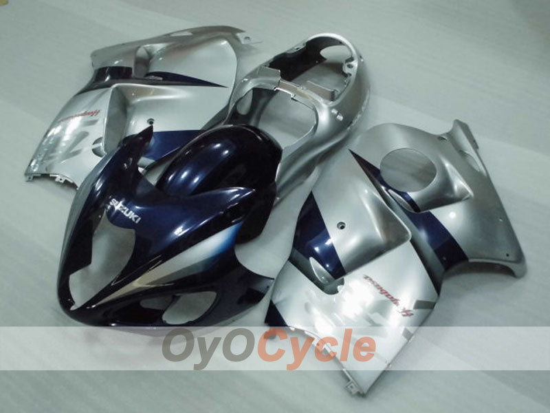 Injection Fairing kit for 99-07 GSXR1300 Hayabusa - Blue, Silver - Factory Style #OYO87905621 Secondary image