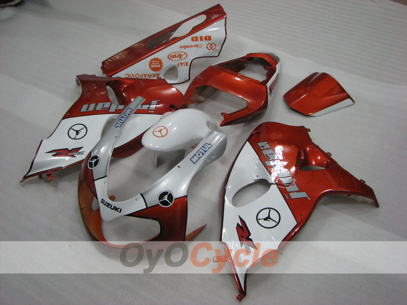 Injection Fairing kit for 98-03 TL1000R - Orange, White - Jordan #OYO87905623 Secondary image
