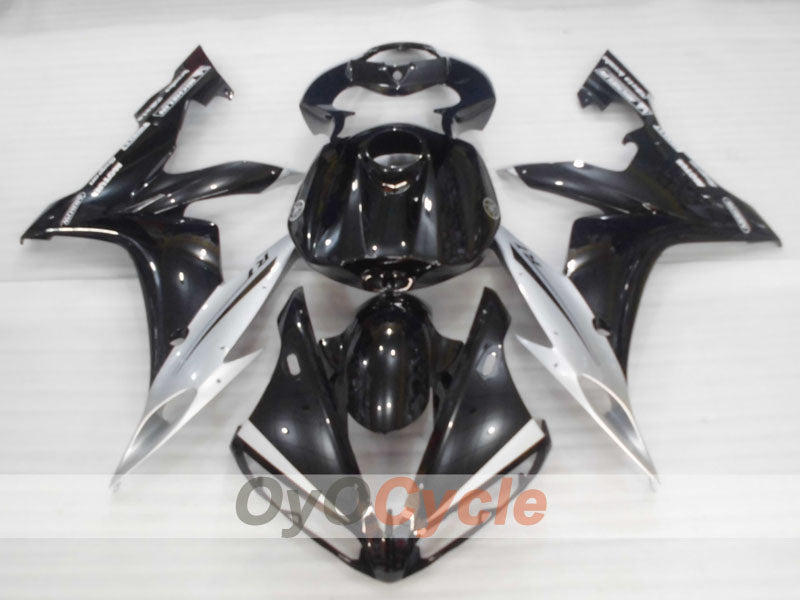 Injection Fairing kit for 04-06 YZF-R1 - Black, Grey - MOTUL #OYO87905650