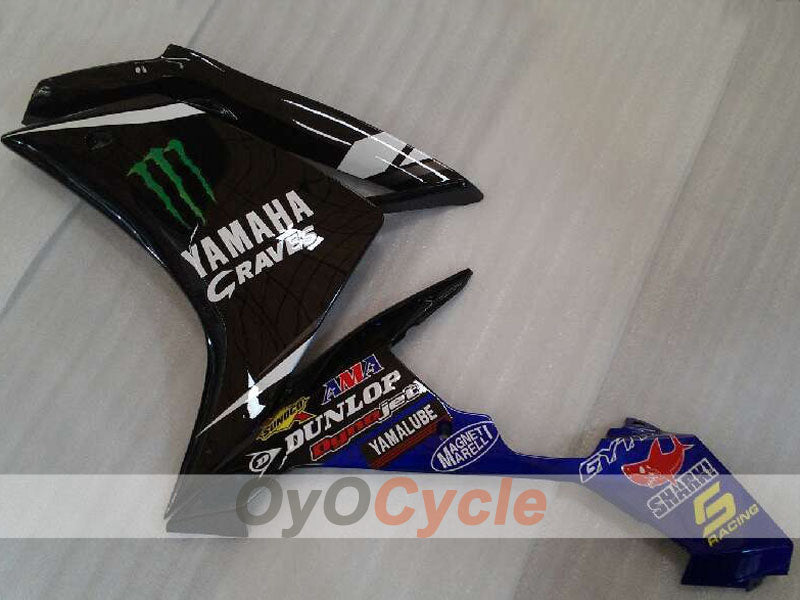 Left & Right Side Fairing For Yamaha 07-08  YZF-R1 #OYO87911417 Main image