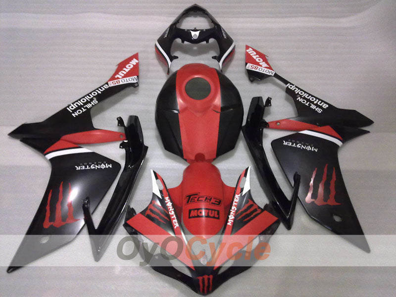 Injection Fairing kit for 07-08 YZF-R1 - Red, Black, Matte - Monster #OYO87905688 Main image