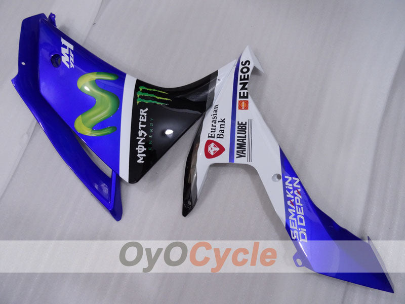 Injection Fairing kit for 07-08 YZF-R1 - Blue, White, Black - Monster #OYO87905695