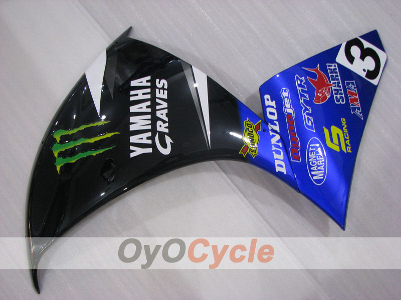 Left & Right Side Fairing For Yamaha 09-11  YZF-R1 #OYO87911545 Main image