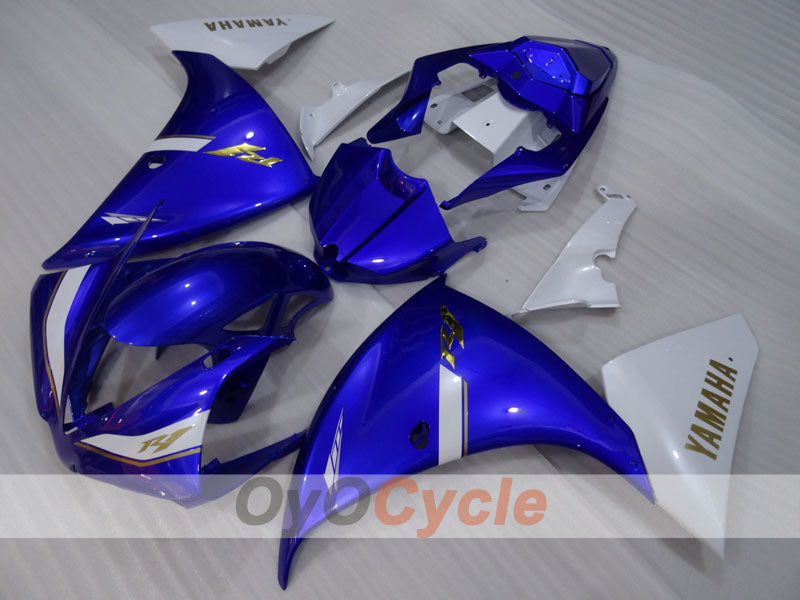 Injection Fairing kit for 12-14 YZF-R1 - Blue, White - Factory Style #OYO87905729 Secondary image
