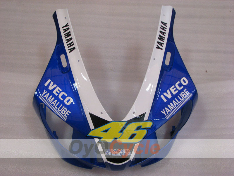 Injection Fairing kit for 98-99 YZF-R1 - Blue, White, Black - Monster #OYO87905772