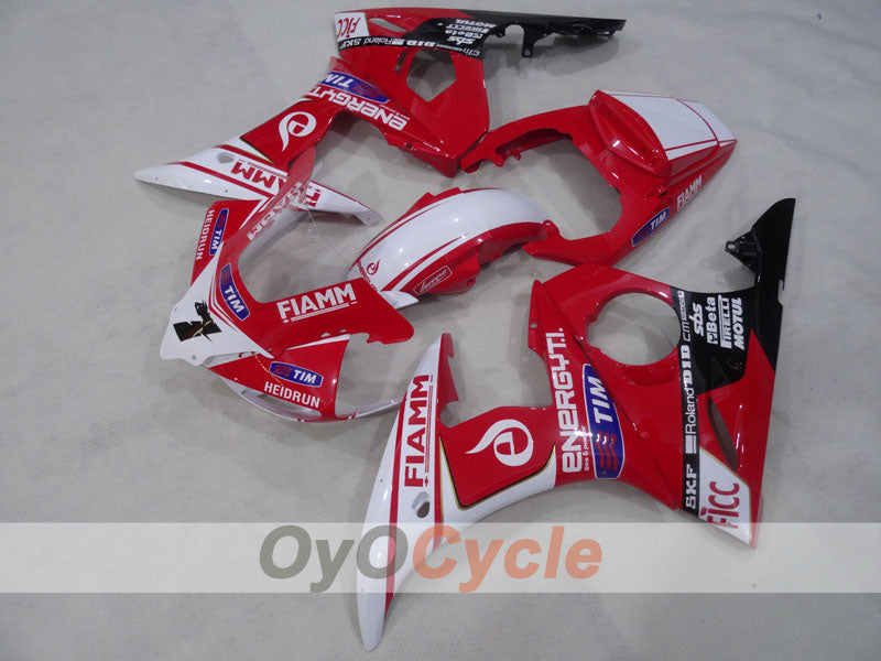 Injection Fairing kit for 05 YZF-R6 - Red, White - FIAMM #OYO87905833 Secondary image