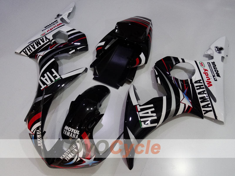 Injection Fairing kit for 05 YZF-R6 - White, Black - FIAT #OYO87905862 Secondary image