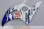 Injection Fairing kit for 03-04 YZF-R6 - Blue, White - FIAT, MOTUL #OYO87905825