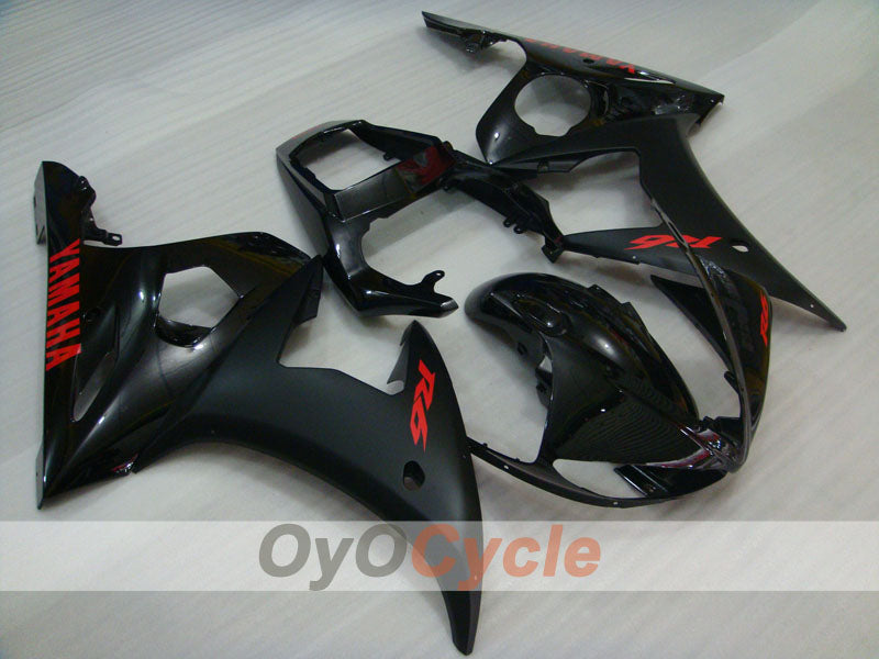 Injection Fairing kit for 05 YZF-R6 - Black, Matte - Factory Style #OYO87905872 Main image