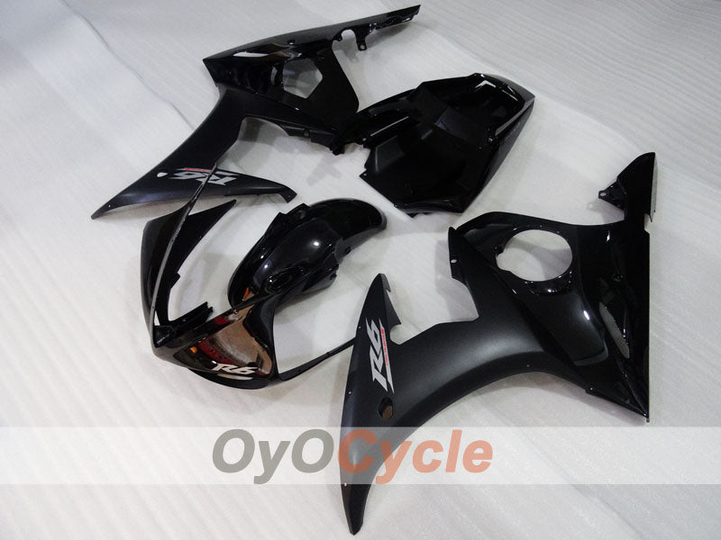 Injection Fairing kit for 03-04 YZF-R6 - Black, Matte - Factory Style #OYO87905829 Secondary image