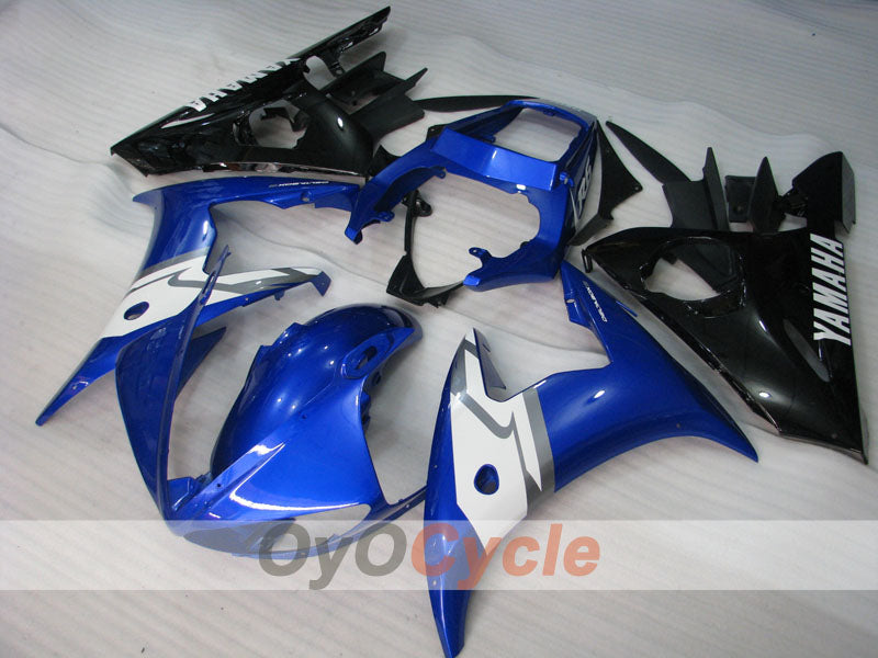 Injection Fairing kit for 03-04 YZF-R6 - Blue, Black - Factory Style #OYO87905831 Main image