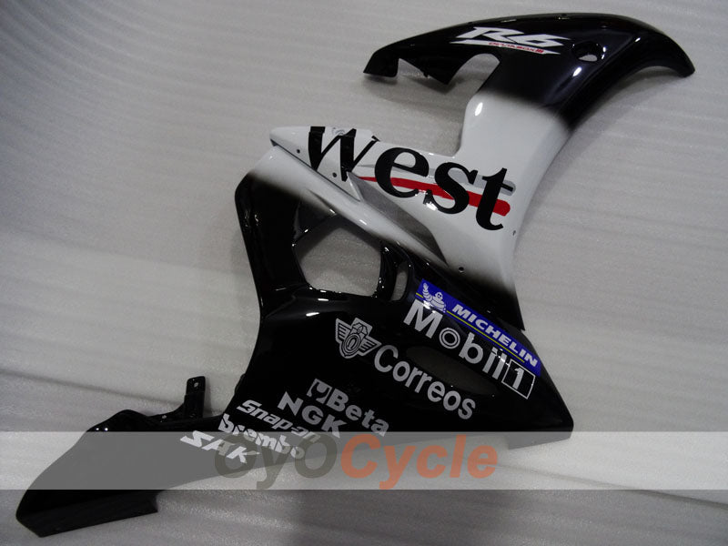 Left & Right Side Fairing For Yamaha 03-04 YZF-R6 #OYO87912231