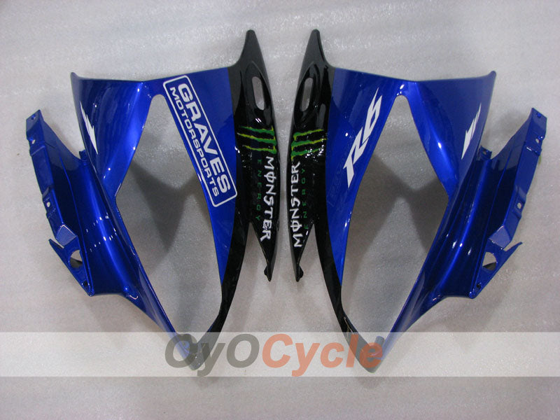 Injection Fairing kit for 06-07 YZF-R6 - Blue, Black - Monster #OYO87905898