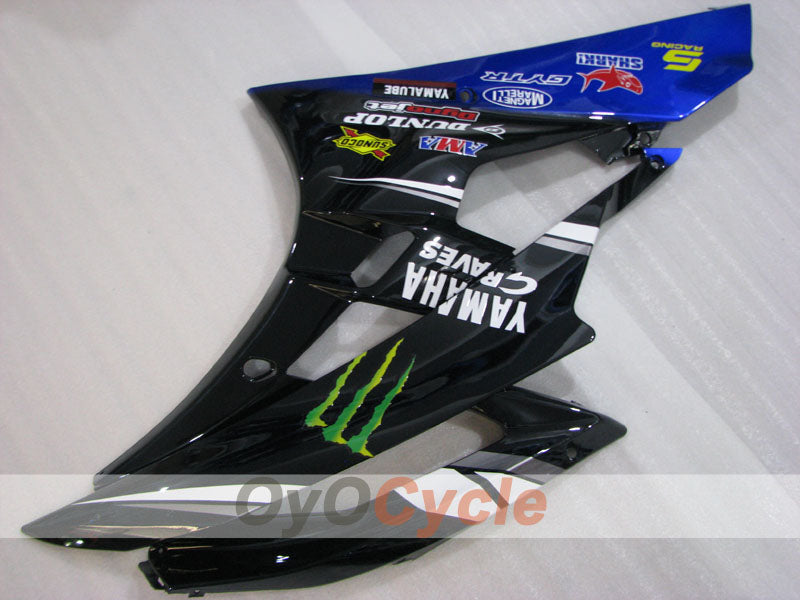 Injection Fairing kit for 06-07 YZF-R6 - Blue, Black - Monster #OYO87905898