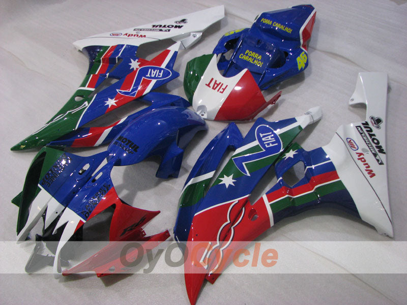 Injection Fairing kit for 06-07 YZF-R6 - ArmyGreen, Red, Blue - FIAT #OYO87905899 Secondary image