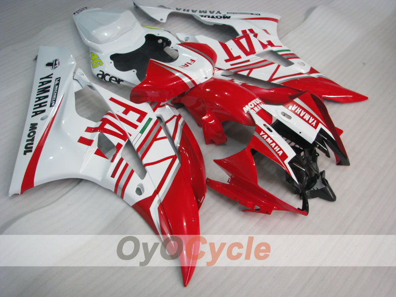 Injection Fairing kit for 06-07 YZF-R6 - Red, White - FIAT #OYO87905892 Main image