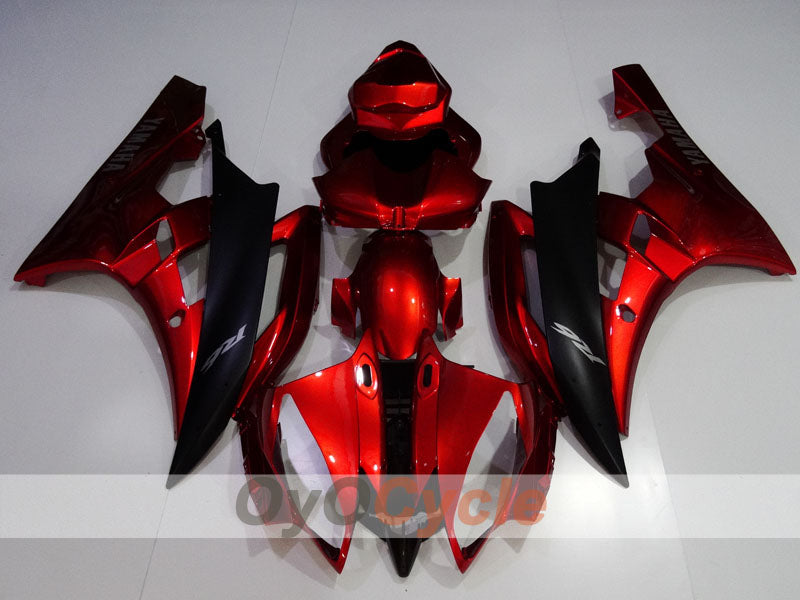 Injection Fairing kit for 06-07 YZF-R6 - Red, Black - Factory Style #OYO87905914 Secondary image