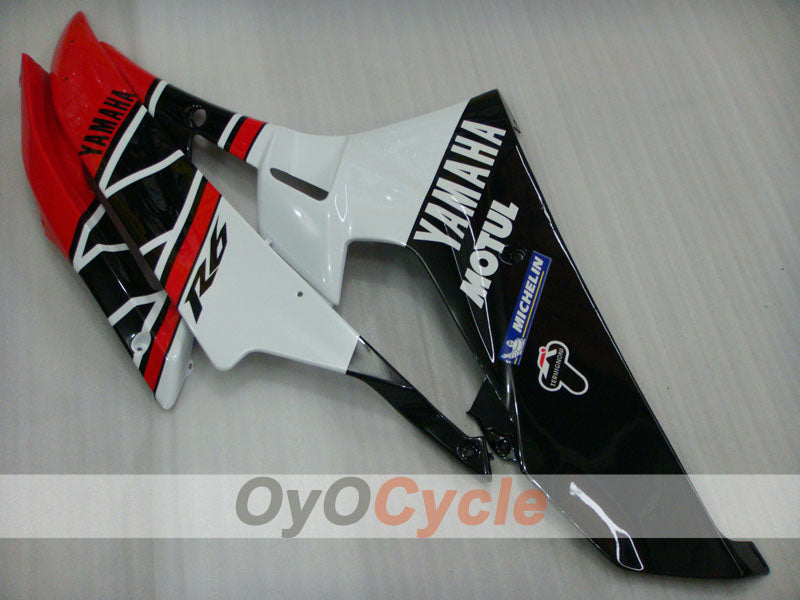 Injection Fairing kit for 06-07 YZF-R6 - Red, Black - MOTUL #OYO87905919