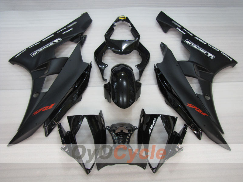 Injection Fairing kit for 06-07 YZF-R6 - Black, Matte - Factory Style #OYO87905924