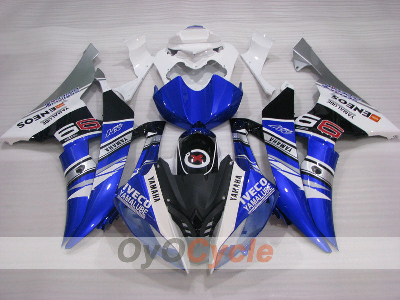Injection Fairing kit for 08-16 YZF-R6 - Blue, White, Black - ENEOS #OYO87905930 Secondary image