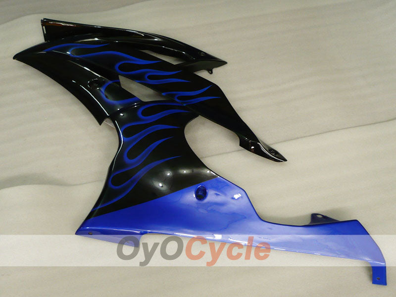 Injection Fairing kit for 08-16 YZF-R6 - Blue, Black - Flame #OYO87905942
