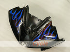 Injection Fairing kit for 08-16 YZF-R6 - Blue, Black - Flame #OYO87905942