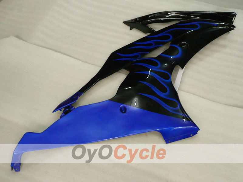 Injection Fairing kit for 08-16 YZF-R6 - Blue, Black - Flame #OYO87905942