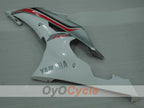 Injection Fairing kit for 08-16 YZF-R6 - White, Silver - Factory Style #OYO87905946