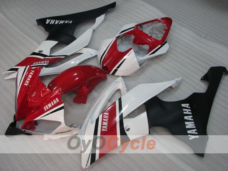 Injection Fairing kit for 08-16 YZF-R6 - Red, White, Black - Factory Style #OYO87905955
