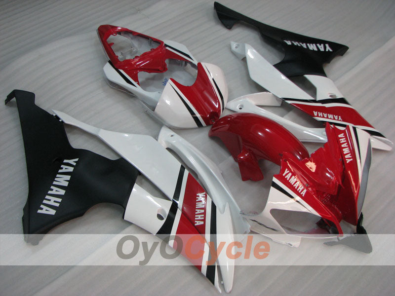 Injection Fairing kit for 08-16 YZF-R6 - Red, White, Black - Factory Style #OYO87905955