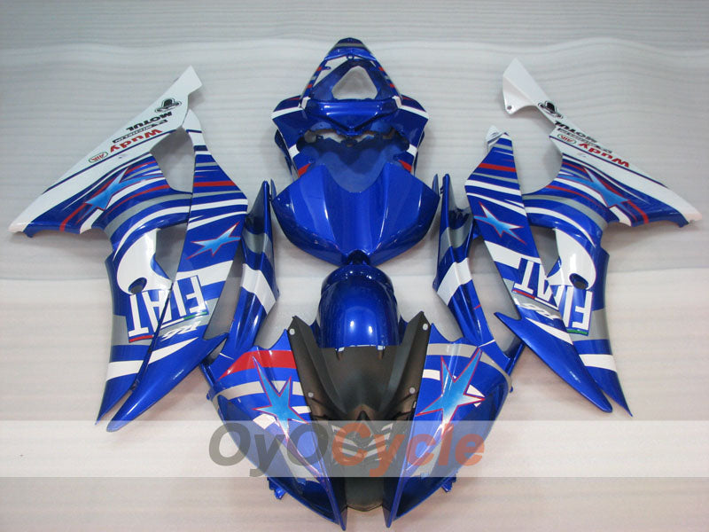 Injection Fairing kit for 08-16 YZF-R6 - Blue, White - FIAT #OYO87905968 Secondary image