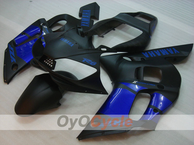 Injection Fairing kit for 98-02 YZF-R6 - Blue, Black, Matte - Factory Style #OYO87906002 Secondary image