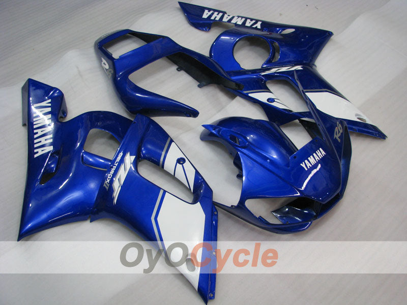 Injection Fairing kit for 98-02 YZF-R6 - Blue, White - Factory Style #OYO87906017 Main image